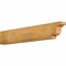 Ekena Millwork Newport Rough Sawn Rafter Tail, Western Red Cedar, 4"W x 8"H x 48"L RFT04X08X48NEW00RWR - alternate 1
